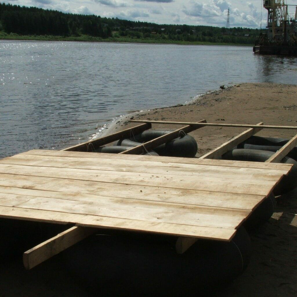 Плот из камер