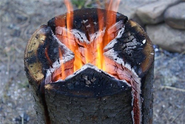 Костры типа «Свеча»